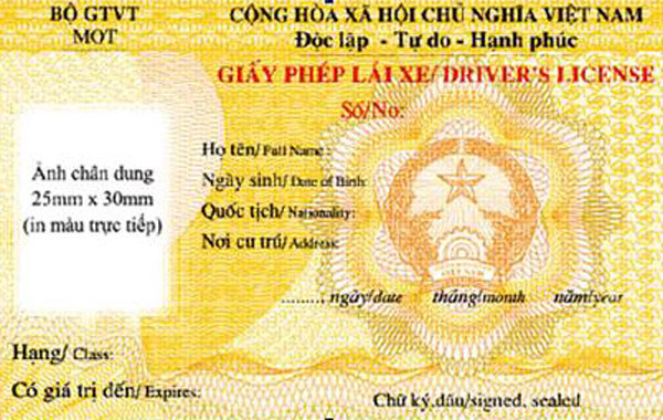 Mẫu GPLX mới sắp cấp trên cả nước.