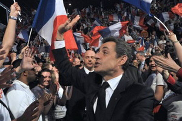 Tổng thống Nicolas Sarkozy.