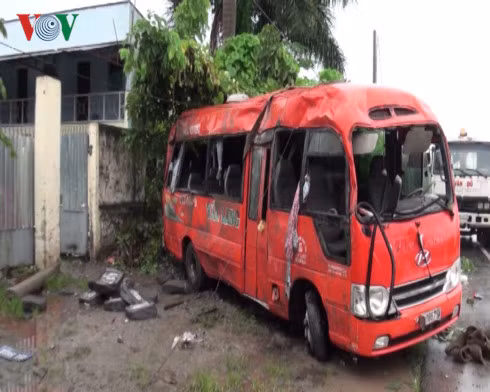 Hiện trường vụ tai nạn.