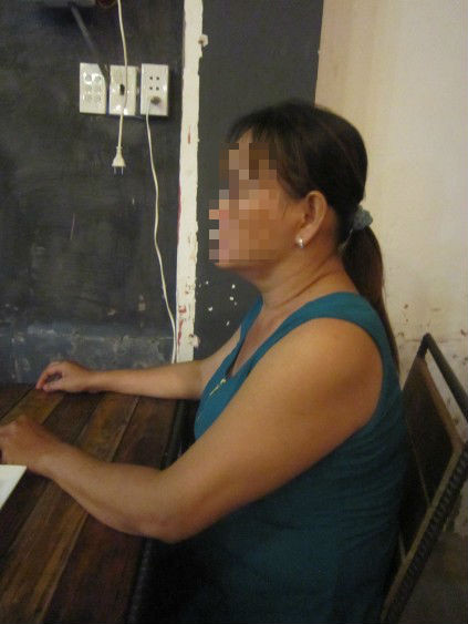 Mẹ bé N. chia sẻ câu chuyện với PV. Mẹ bé N. chia sẻ câu chuyện với PV.