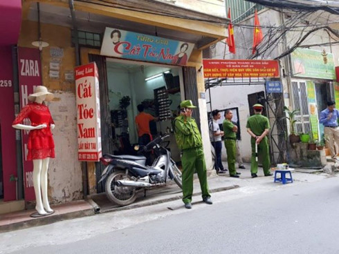 Hiện trường xảy ra vụ việc (Ảnh: Đ. N).