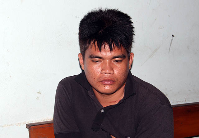 Đối tượng Phan Phước Hồ tại Cơ quan điều tra. Đối tượng Phan Phước Hồ tại Cơ quan điều tra.