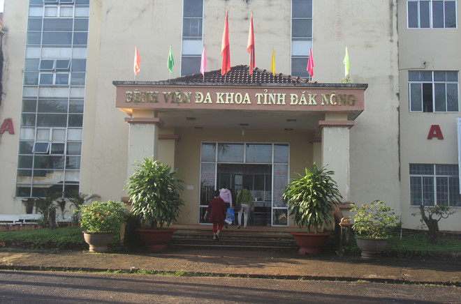 Bệnh viện tỉnh Đak Nông nơi xảy ra hàng loạt sai phạm.