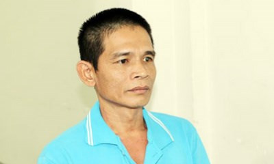 Đối tượng Tú tại cơ quan Công an.