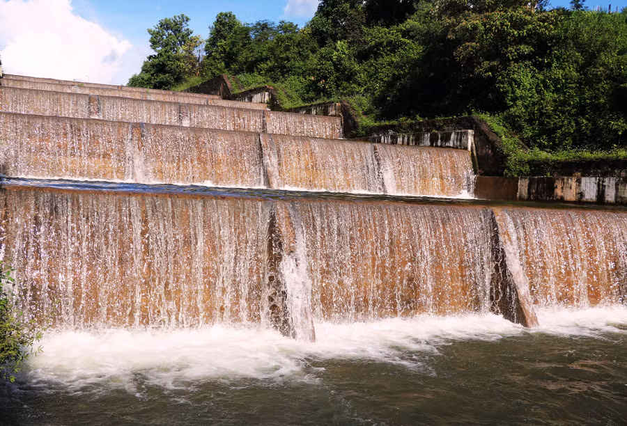 đập nước Hoàng Ân cũng đang trở thành một trong những điểm đến mới, lạ và độc đáo cho du khách