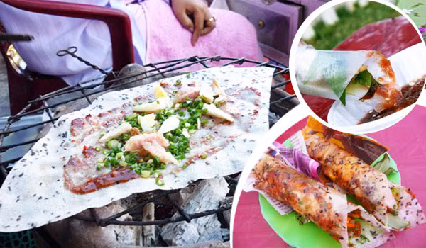 Bánh tráng nướng mắm ruốc - món ăn vặt không nên bỏ qua ở Phan Thiết.
