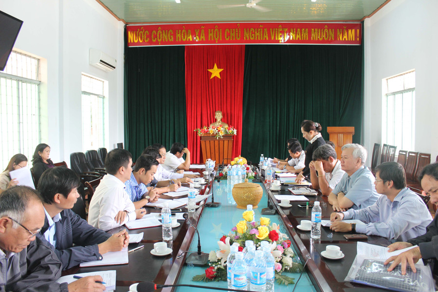 Quang cảnh buổi làm việc. Ảnh: N.D