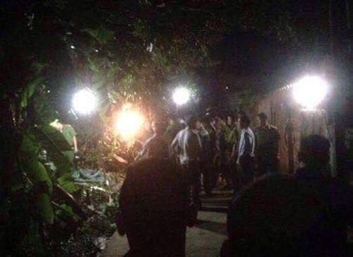 Khu vực phát hiện vụ việc.