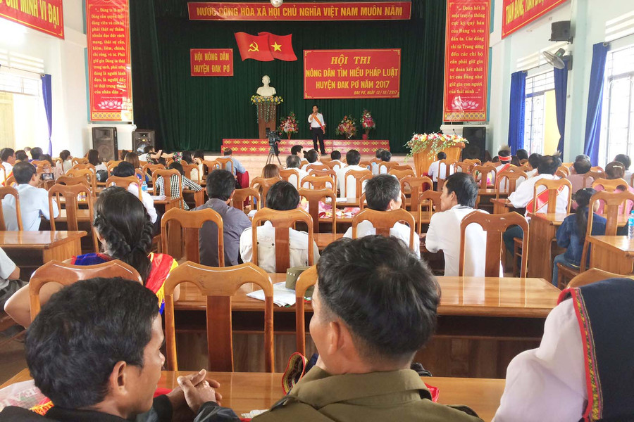 Quang cảnh hội thi. Ảnh: Na Na