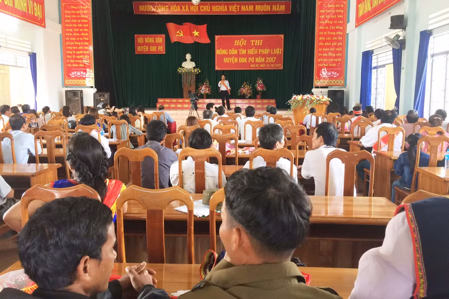 Quang cảnh hội thi. Ảnh: Na Na