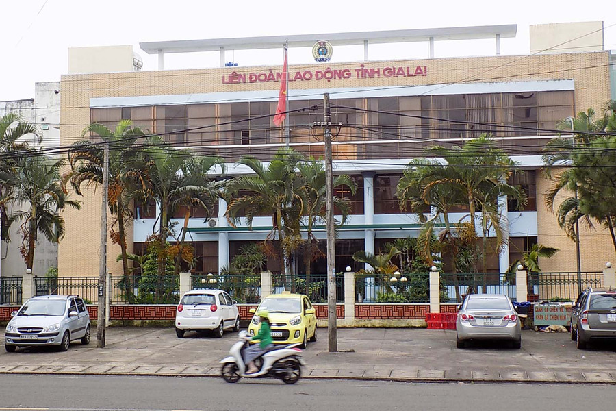 Trụ sở Liên đoàn Lao động tỉnh Gia Lai. Ảnh: T.N Trụ sở Liên đoàn Lao động tỉnh Gia Lai. Ảnh: T.N