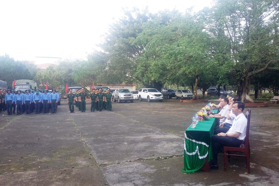 Quang cảnh buổi lễ. Ảnh: L.A Quang cảnh buổi lễ. Ảnh: L.A