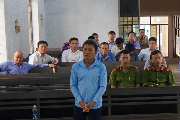 Ông Nông Văn Thụt, người tố cáo bà Hoa.