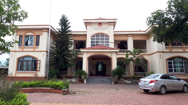Trụ sở xã Thạch Điền.
