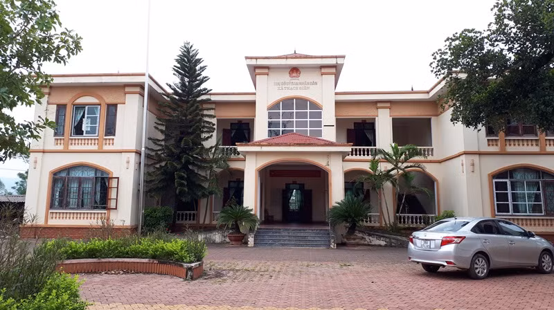 Trụ sở xã Thạch Điền.