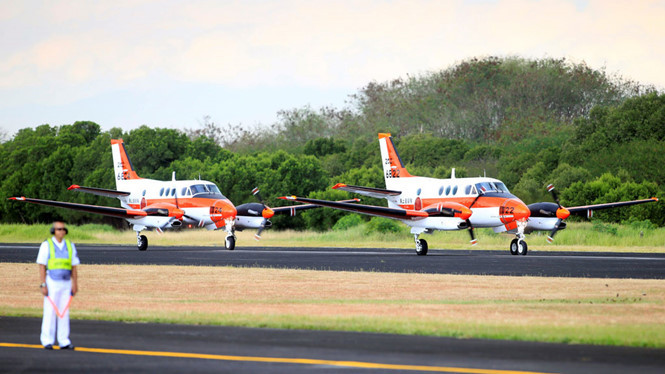 Hai máy bay TC-90 được Nhật chuyển giao cho Philippines.