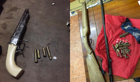 Tang vật vụ án.