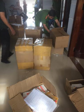 Tang vật vụ án.