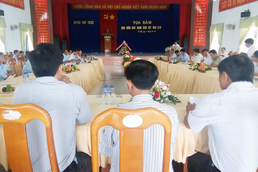 Quảng cảnh buổi tọa đàm. 