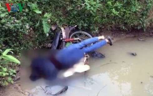  Hiện trường nơi phát hiện thi thể người đàn ông.