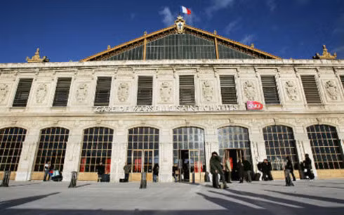  Vụ tấn công xảy ra tại ga tàu chính của Marseille. Ảnh: AFP