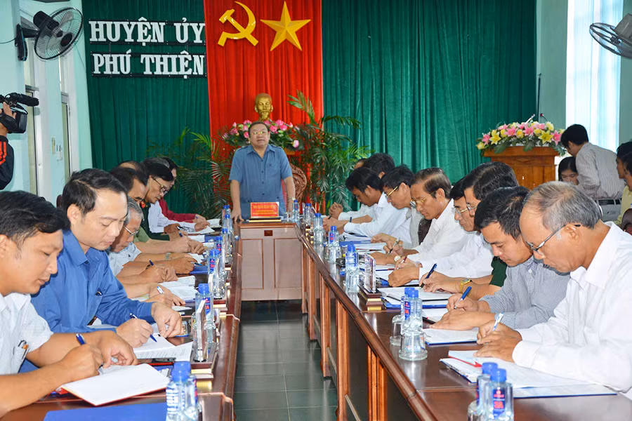  Ban Dân vận Trung ương kiểm tra tại huyện Phú Thiện. 