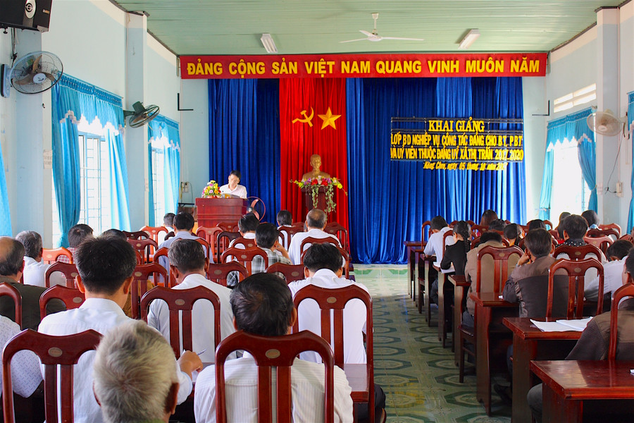 Quang cảnh một buổi tập huấn. Ảnh: Hồng Thi