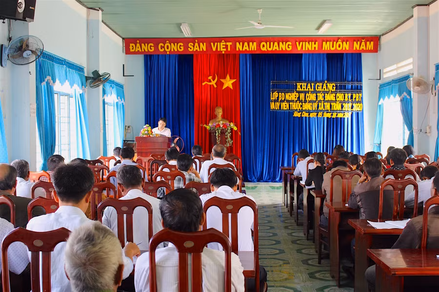 Quang cảnh một buổi tập huấn. Ảnh: Hồng Thi