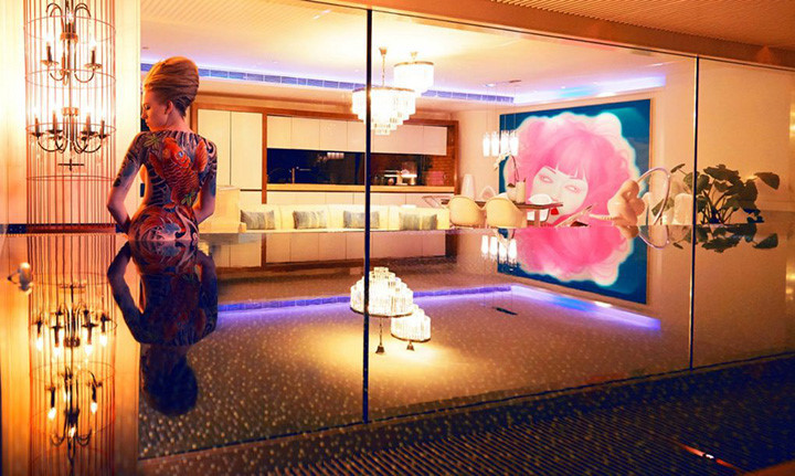 Thiết kế nội thất là mẫu mực của sự sang trọng.