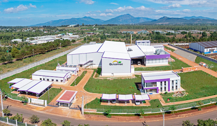 Nhà máy chế biến chanh dây Quicornac (Khu CN Trà Đa, TP. Pleiku). Ảnh: Hà Duy