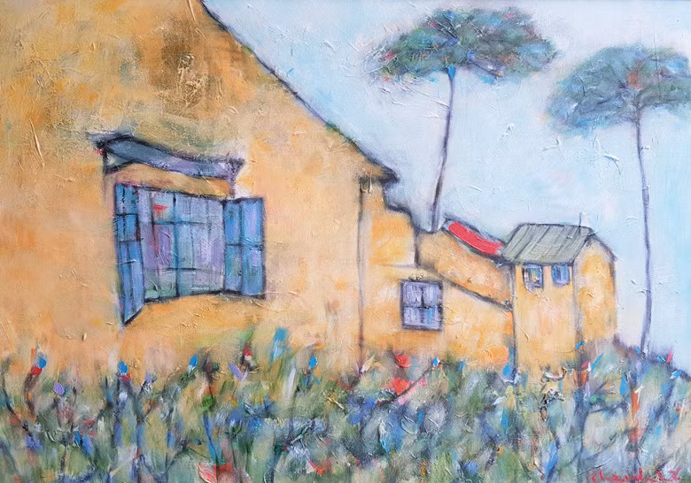  Một số tác phẩm của họa sĩ Hoàng Đăng Khanh vẽ về Đà Lạt