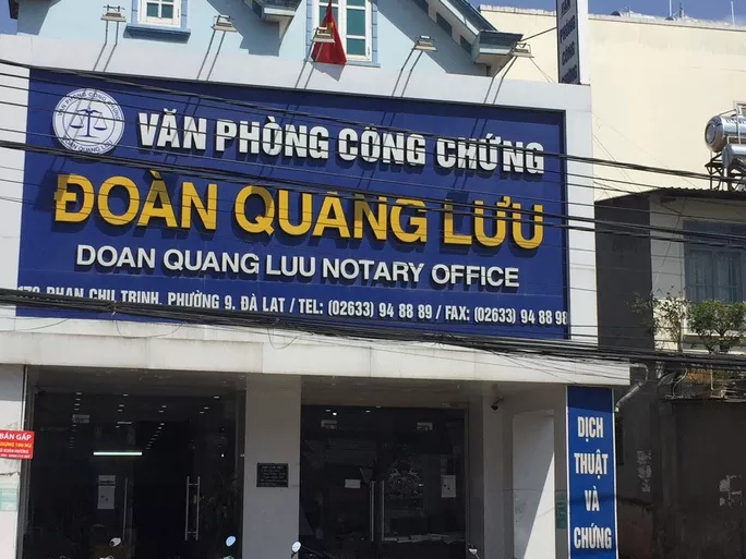 Ngôi nhà vợ chồng bà Liên bị kê biên.