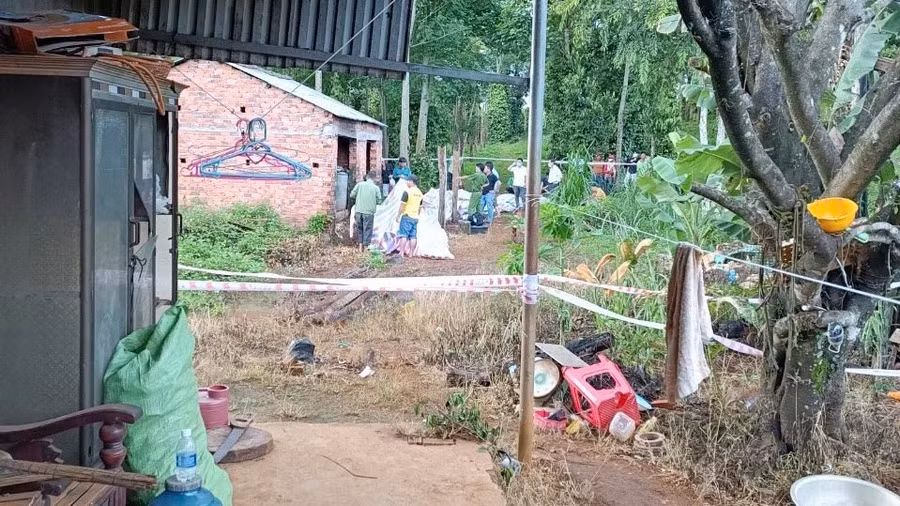 Hiện trường xảy ra án mạng. Ảnh: CTV