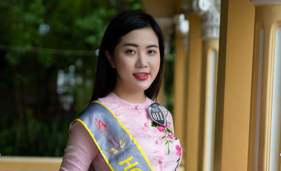 Diệp Tiểu Phụng không giấu được sự lo lắng khi dự thi quốc tế. Ảnh: NVCC