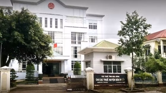 Chi cục thuế huyện Đắk R'Lấp nơi bà Lệ công tác