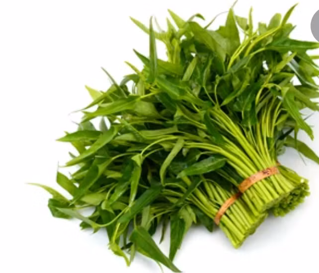 Rau muống giàu sắt không tốt cho người bệnh sỏi thận, người uống thuốc đông y có thành phần thục địa sinh địa. Ảnh: Shutterstock