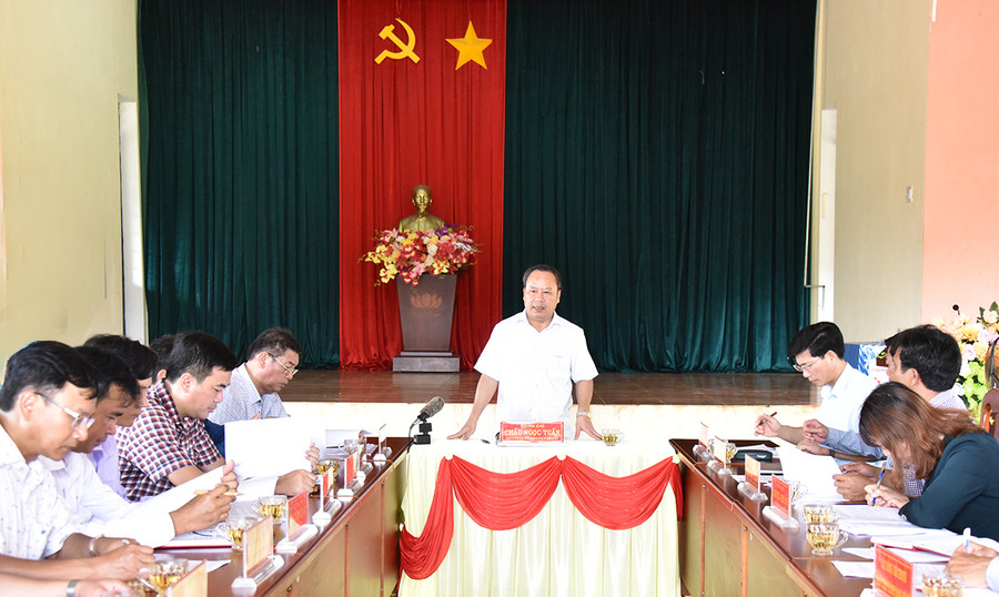 Quang cảnh buổi làm việc. Ảnh Đức Thụy