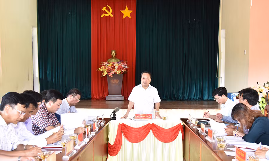 Quang cảnh buổi làm việc. Ảnh Đức Thụy