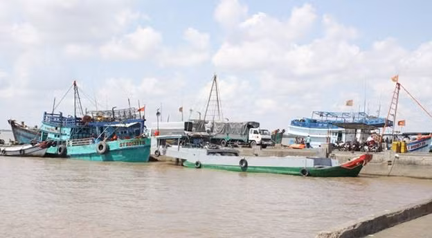 Dự án đường kết nối sau cảng Trần Đề là 1 trong 8 dự án giao thông chưa được phê duyệt chủ trương đầu tư. Ảnh: GT