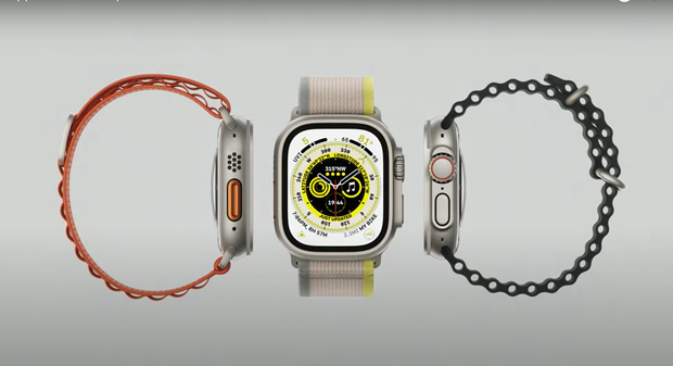 Mẫu Apple Watch mới của Apple. Ảnh chụp màn hình