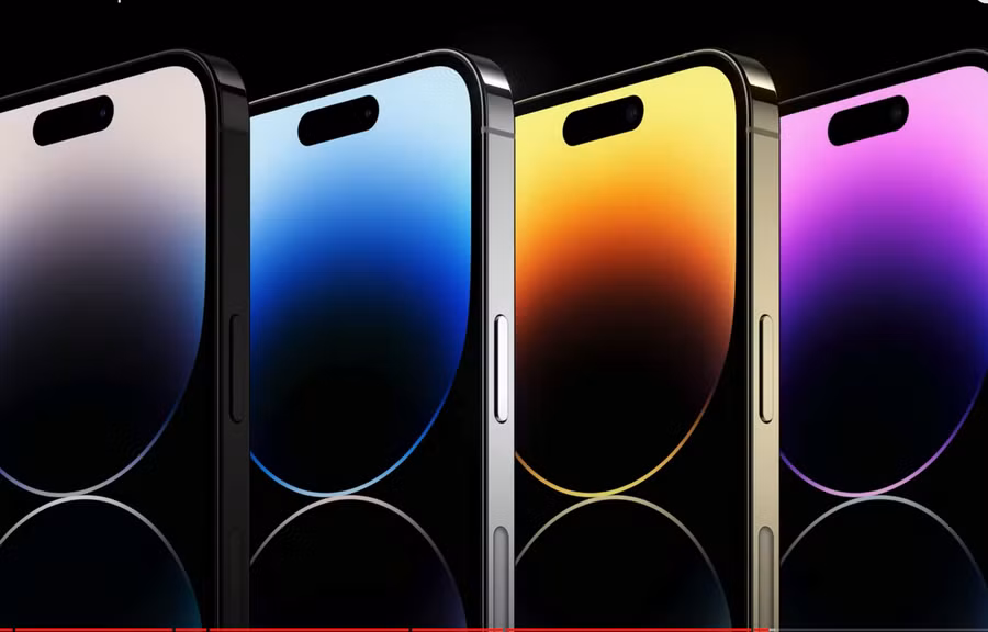 iPhone 14 Pro sẽ có 4 màu. Ảnh: Chụp màn hình