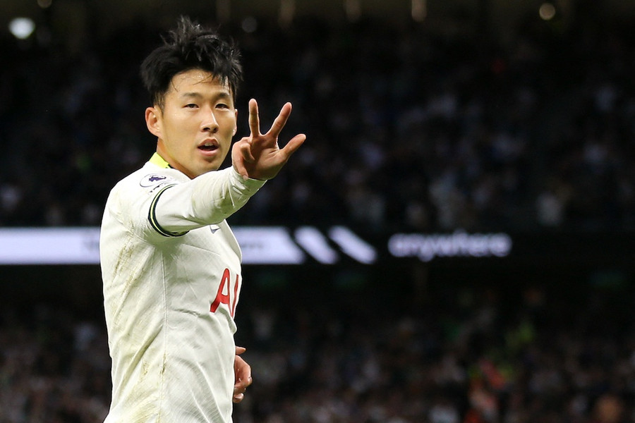 Son Heung-min ‘giải cơn hạn’ bằng cú hat-trick trong trận mưa bàn thắng. Ảnh: AFP Son Heung-min ‘giải cơn hạn’ bằng cú hat-trick trong trận mưa bàn thắng. Ảnh: AFP