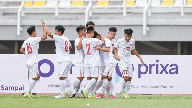 U20 Việt Nam không giành suất trực tiếp dự VCK U20 châu Á 2023. (Nguồn: VFF) U20 Việt Nam không giành suất trực tiếp dự VCK U20 châu Á 2023. (Nguồn: VFF)