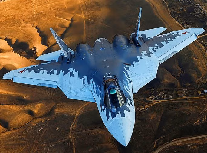 Chiến đấu cơ tiên tiến Su-57. Ảnh: Defense Forces