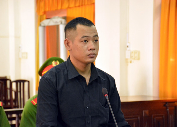 Nguyễn Văn G, kẻ giết người, cướp tài sản để lấy tiền trả nợ cá độ bóng đá. Ảnh: Văn Vũ.
