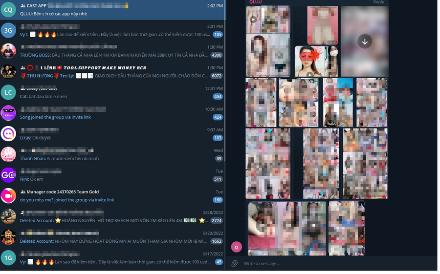 Những idol livestream còn được quản lý hướng dẫn sử dụng các phần mềm nâng cấp nhan sắc để dễ thu hút người vào xem và đánh bạc. Ảnh: Chụp màn hình