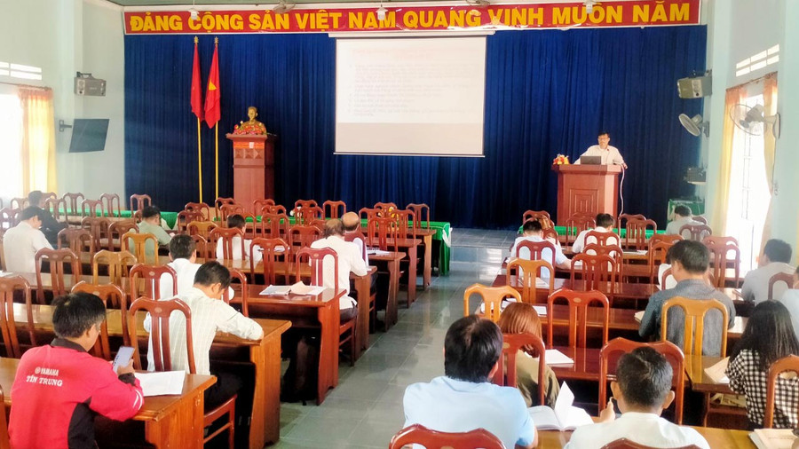 Quang cảnh khai mạc lớp bồi dưỡng. Ảnh: Hồng Hạnh