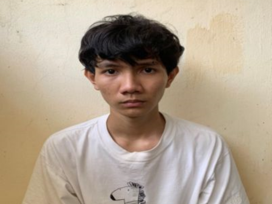 Võ Huỳnh Thiện Tâm tại cơ quan công an. Ảnh Công an Ngọc Hồi Võ Huỳnh Thiện Tâm tại cơ quan công an. Ảnh Công an Ngọc Hồi