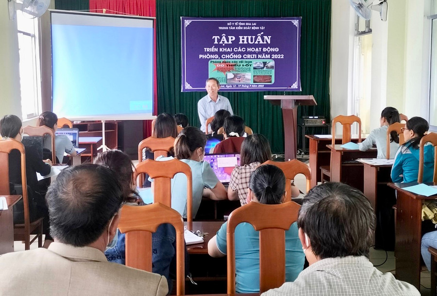 Quang cảnh lớp tập huấn. Ảnh: Như Nguyện