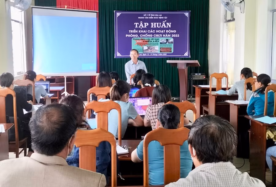 Quang cảnh lớp tập huấn. Ảnh: Như Nguyện